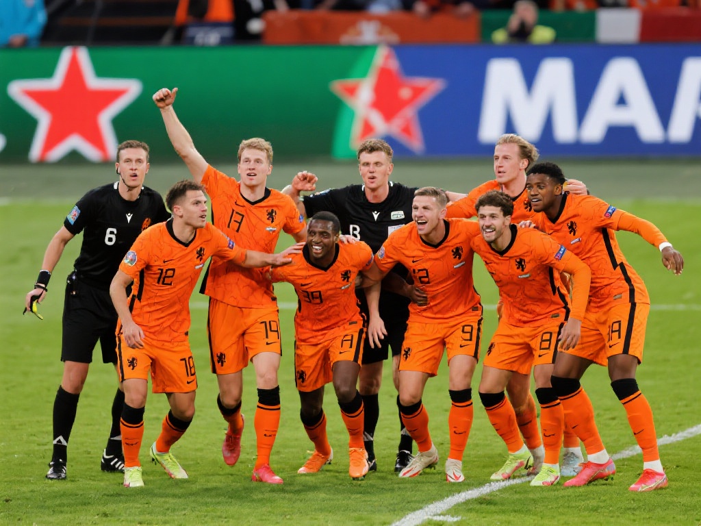 荷兰强势出击狂胜马耳他，尽显冠军风范