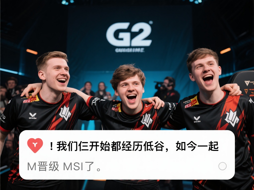 G2官推：我们仨逆袭低谷，共赴MSI荣耀之战